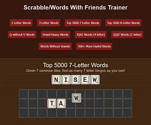 Scrabble Trainer Interface